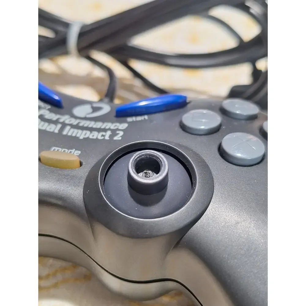 Performance Dual Impact 2 P-22107G Wired PlayStation PS1 PS2 Controller Tested